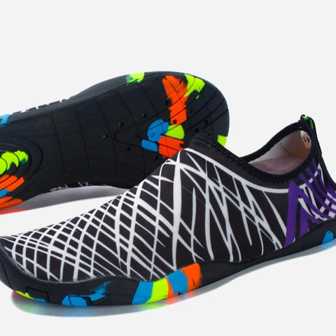 Aquashoes Zapatos Acuáticos Unisex Aquamoda M1ANR Negro rallado