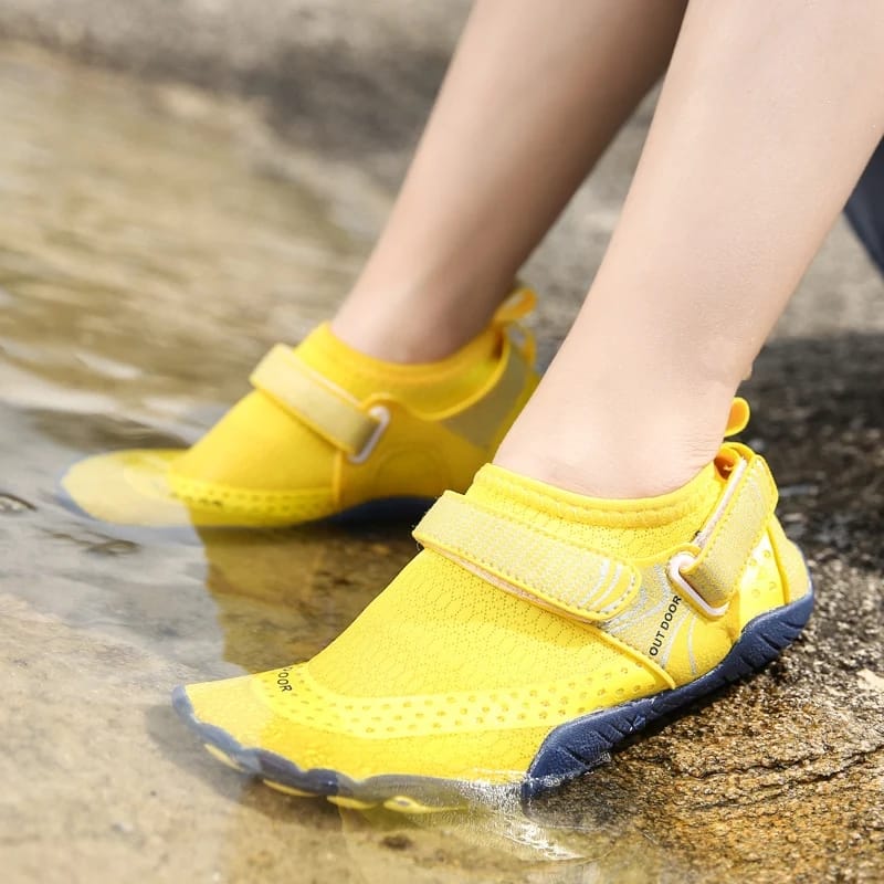 Aquashoes Niños Zapatos Aquaticos Aquamoda Niños N2APAM Amarillo