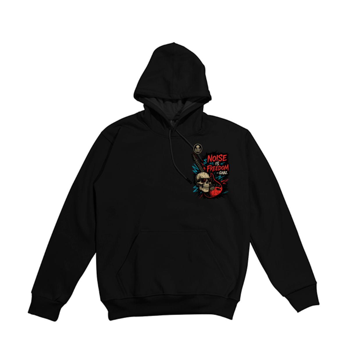 Polera manga Larga Peruano GABZ PNMLNF color Negro
