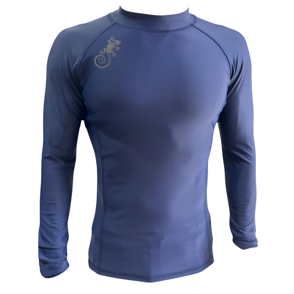 LICRA CON PROTECCION UV AQUAMODA LAMANLGR NIÑO AZUL LOGO GRIS REFLECTIVO