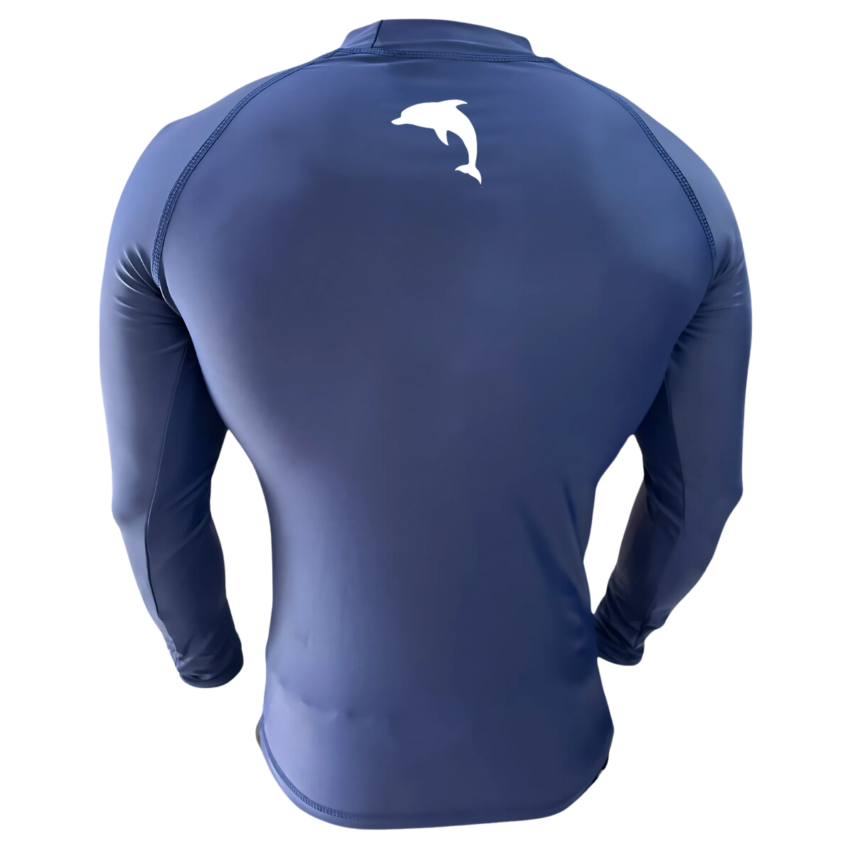 LICRA CON PROTECCIÓN UV AQUAMODA LAMDEPLH DELFÍN AZUL PLUS LOGO BLANCO REFLECTIVO