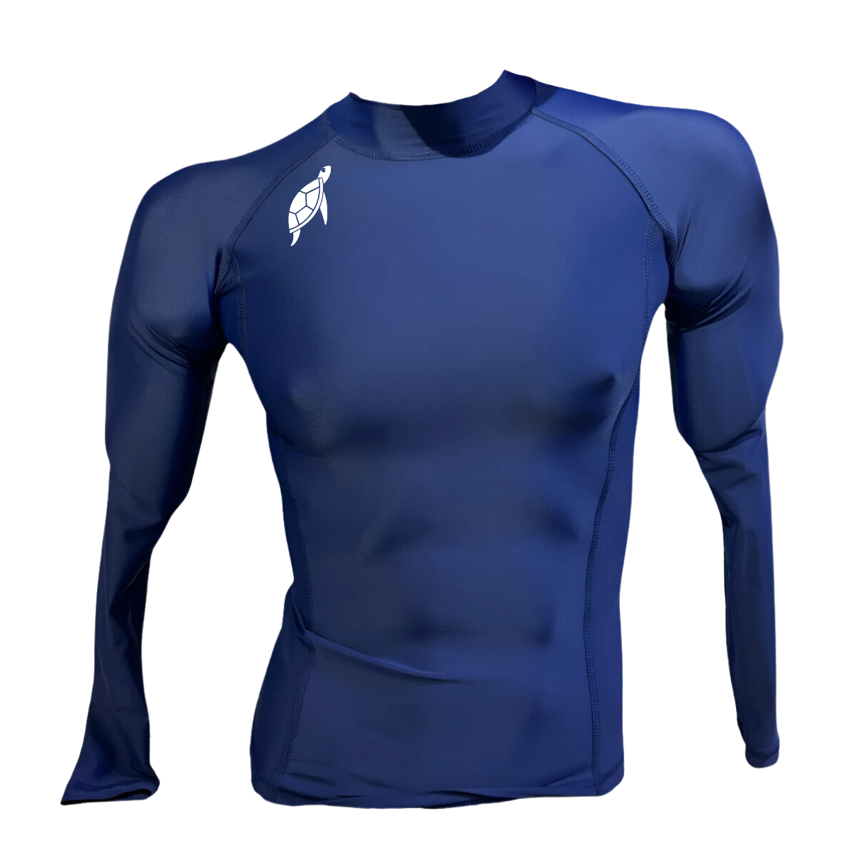 LICRA CON PROTECCIÓN AQUAMODA LAMTMPLAH TORTUGA MARINA PLUS AZUL HOMBRE LOGO BLANCO REFLECTIVO