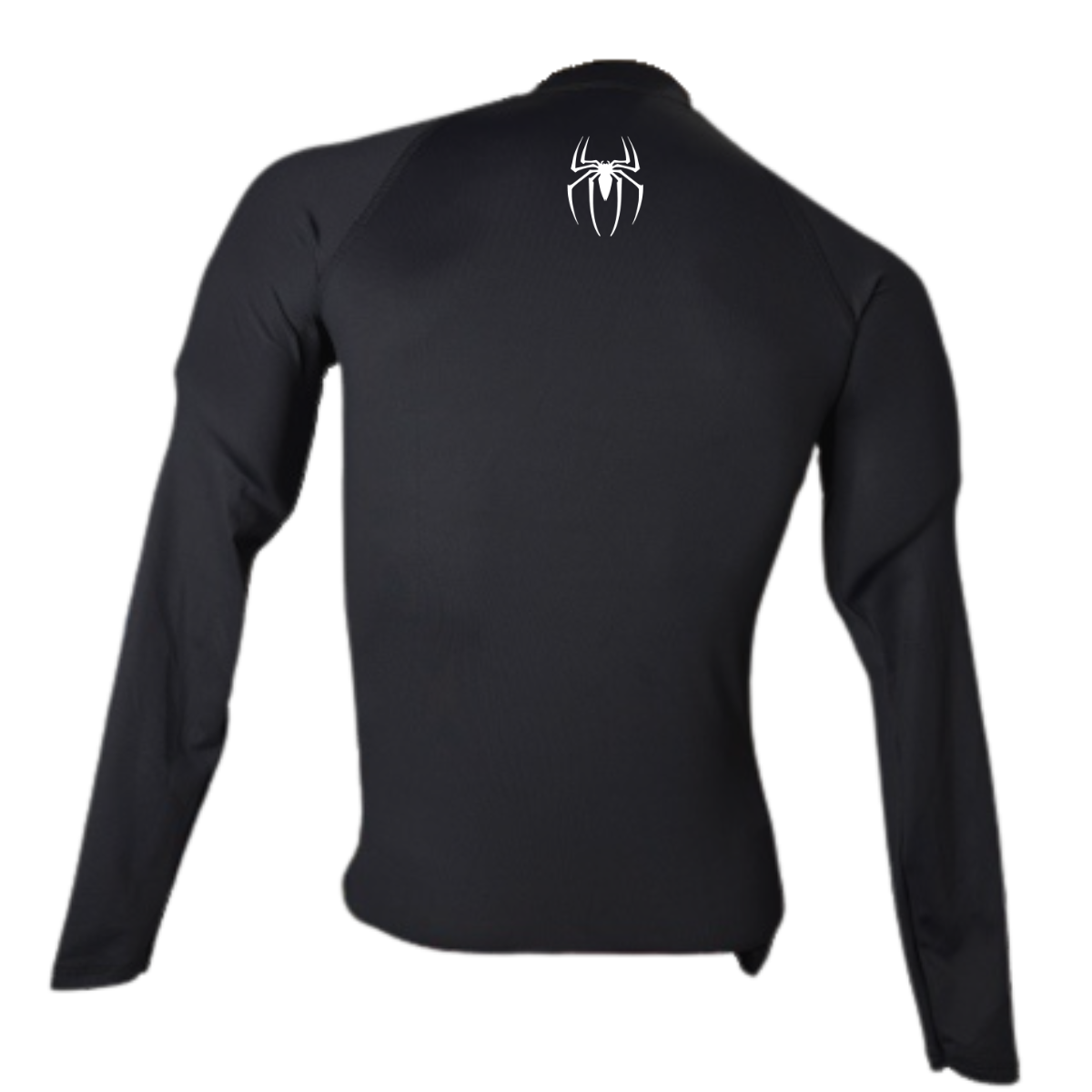 LICRA BRASILERA CON PROTECCION UV AQUAMODA ARAÑA LBAMARHN HOMBRE NEGRO LOGO BLANCO REFLECTIVO