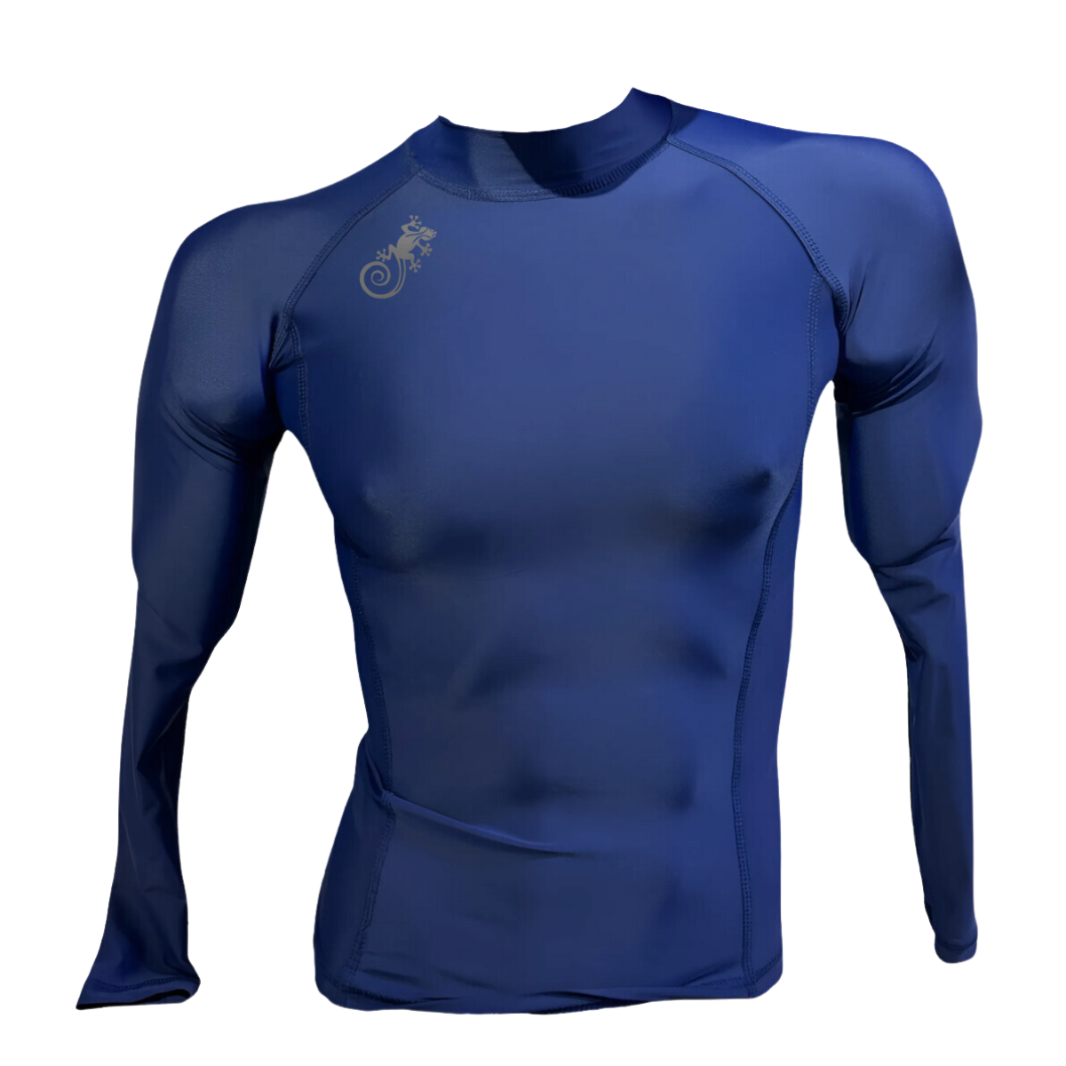 LICRA CON PROTECCION UV AQUAMODA LAMANLGR NIÑO AZUL LOGO GRIS REFLECTIVO