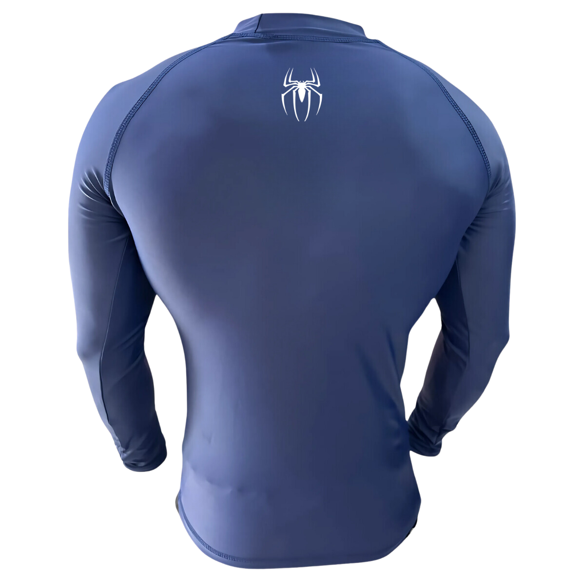 LICRA CON PROTECCION UV AQUAMODA LAMANLARN NIÑO ARAÑA AZUL LOGO BLANCO REFLECTIVO