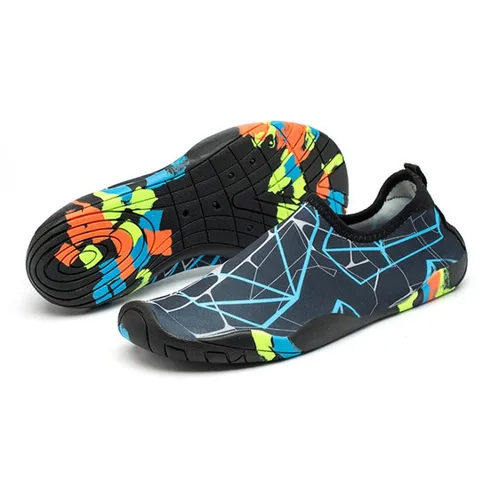 Aquashoes Zapatos Acuáticos Unisex Aquamoda M1AGEO azul líneas