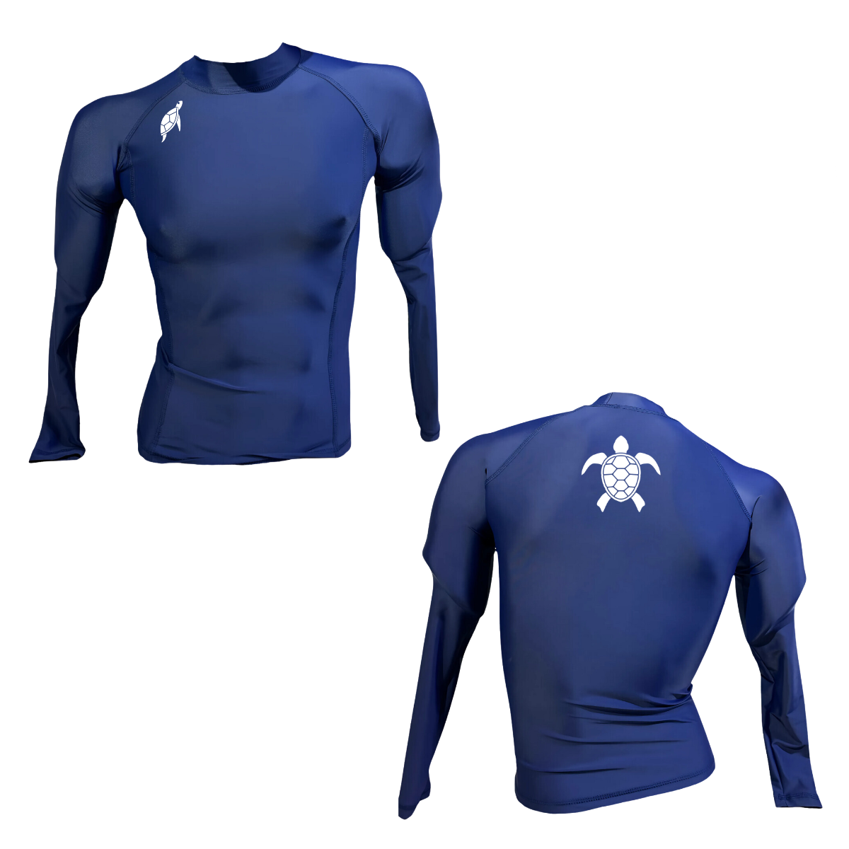 LICRA CON PROTECCIÓN AQUAMODA LAMTMPLAH TORTUGA MARINA PLUS AZUL HOMBRE LOGO BLANCO REFLECTIVO