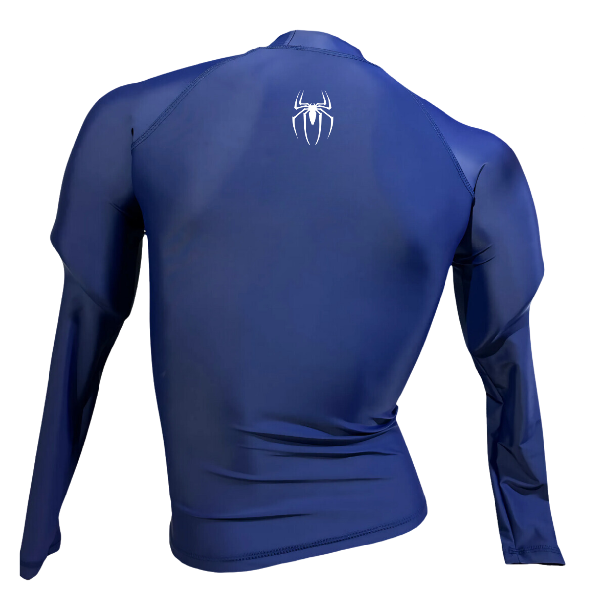 LICRA CON PROTECCION UV AQUAMODA LAMANLARN  NIÑO ARAÑA AZUL LOGO BLANCO REFLECTIVO