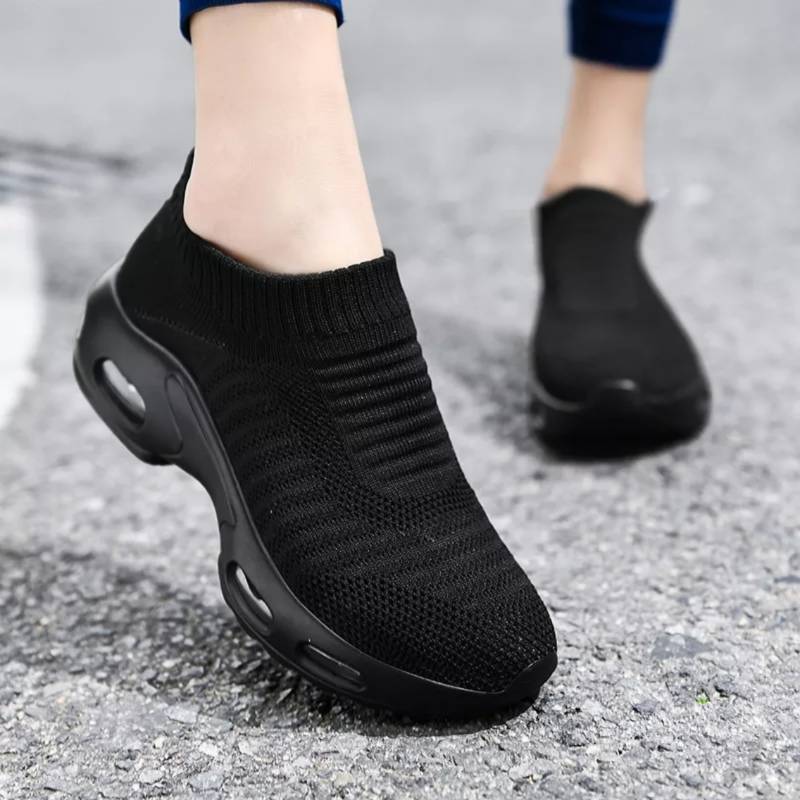 Zapatillas Casuales con Capsula Mujer Aquamoda Z2N Negro